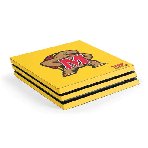 University of Maryland Terps Yellow PlayStation PS4 Skins