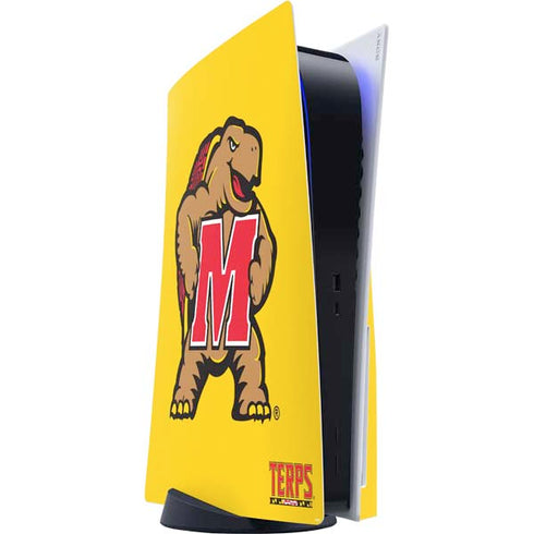 University of Maryland Terps Yellow PlayStation PS5 Skins