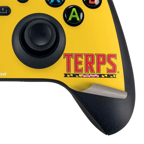 University of Maryland Terps Yellow Xbox Series X Bundle Skin