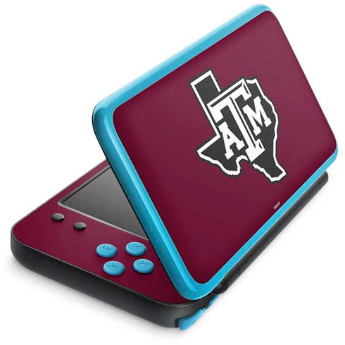 Texas A&M University Black Logo Nintendo Skins