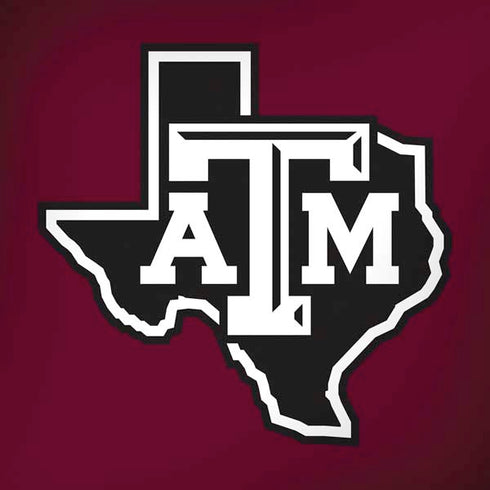 Texas A&M University Black Logo Dell Alienware Skin