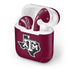 Texas A&M University Black Logo Apple AirPods 2 Skin
