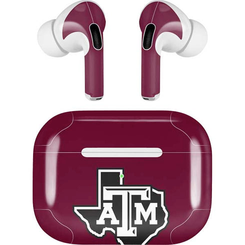 Texas A&M University Black Logo Apple AirPods Pro Skin