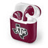 Texas A&M University Black Logo Apple AirPods Skin