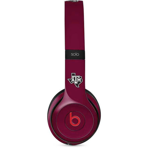 Texas A&M University Black Logo Beats Solo 2 Wireless Skin