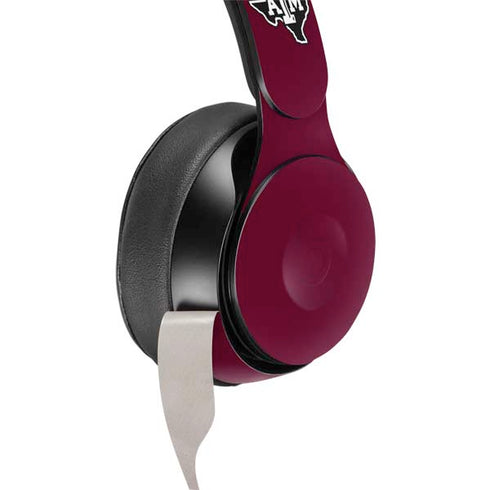 Texas A&M University Black Logo Beats Solo Pro Skin