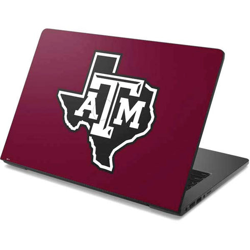 Texas A&M University Black Logo Dell Chromebook Skin