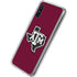 Texas A&M University Black Logo Galaxy A10e Clear Case