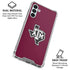 Texas A&M University Black Logo Galaxy A13 5G Clear Case