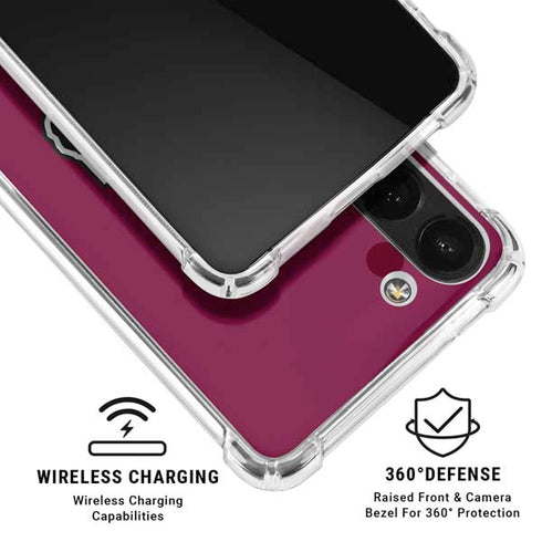 Texas A&M University Black Logo Galaxy A13 5G Clear Case