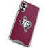 Texas A&M University Black Logo Galaxy A14 5G Clear Case