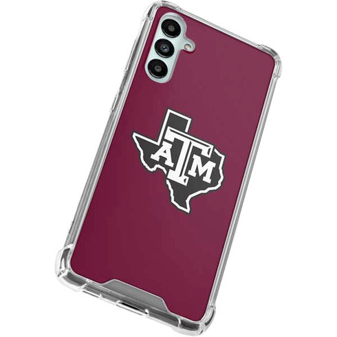 Texas A&M University Black Logo Galaxy A15 5G Clear Case