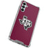 Texas A&M University Black Logo Galaxy A15 5G Clear Case