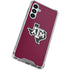 Texas A&M University Black Logo Galaxy A16 5G Clear Case