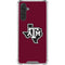 Texas A&M University Black Logo Galaxy A17 Clear Case