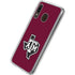 Texas A&M University Black Logo Galaxy A20 Clear Case