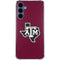 Texas A&M University Black Logo Galaxy A35 5G Clear Case