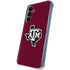Texas A&M University Black Logo Galaxy A35 5G Clear Case