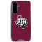 Texas A&M University Black Logo Galaxy A36 5G Clear Case
