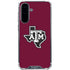 Texas A&M University Black Logo Galaxy A36 5G Clear Case