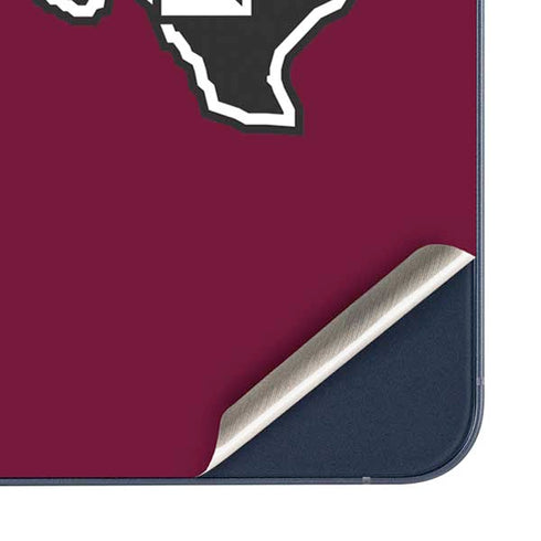 Texas A&M University Black Logo Galaxy A36 5G Skin