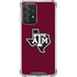 Texas A&M University Black Logo Galaxy A52 5G Clear Case