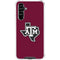 Texas A&M University Black Logo Galaxy A54 5G Clear Case