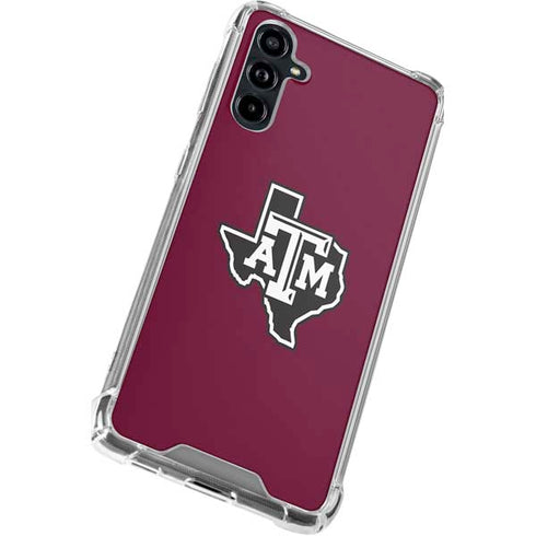 Texas A&M University Black Logo Galaxy A54 5G Clear Case
