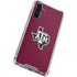 Texas A&M University Black Logo Galaxy A54 5G Clear Case