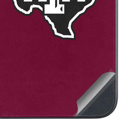 Texas A&M University Black Logo Galaxy A54 5G Skin