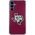 Texas A&M University Black Logo Galaxy A55 5G Clear Case