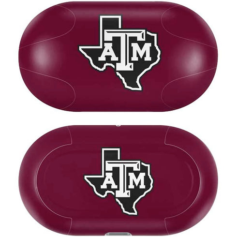 Texas A&M University Black Logo Galaxy Buds Plus Skin