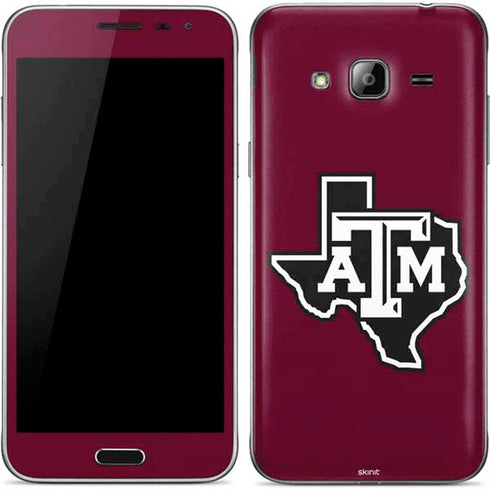 Texas A&M University Black Logo Galaxy J3 Skin