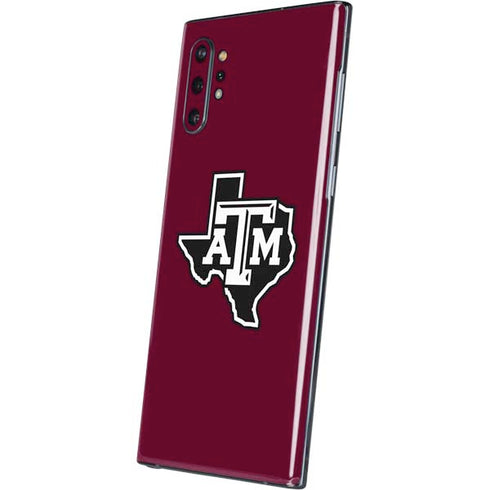 Texas A&M University Black Logo Galaxy Note 10 Plus Skin