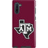 Texas A&M University Black Logo Galaxy Cases