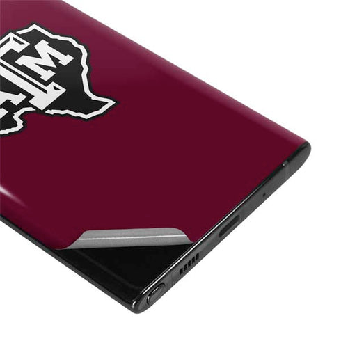 Texas A&M University Black Logo Galaxy Note 10 Skin