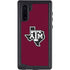 Texas A&M University Black Logo Galaxy Note 10 Waterproof Case
