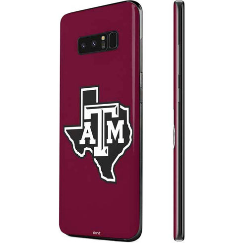 Texas A&M University Black Logo Galaxy Note 8 Skin