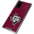 Texas A&M University Black Logo Galaxy Note20 5G Clear Case