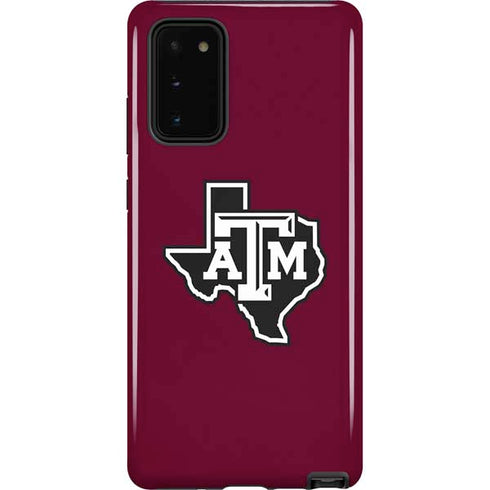 Texas A&M University Black Logo Galaxy Note20 5G Pro Case