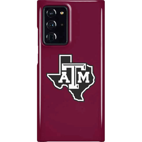 Texas A&M University Black Logo Galaxy Cases