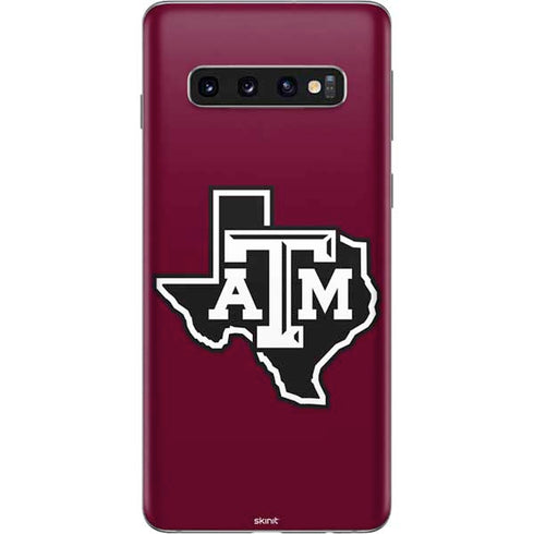 Texas A&M University Black Logo Galaxy S10 Skin