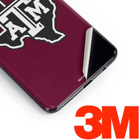 Texas A&M University Black Logo Galaxy S10e Skin