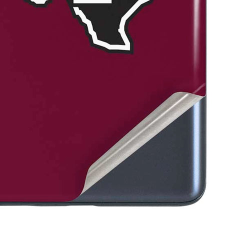 Texas A&M University Black Logo Galaxy S20 Fan Edition Skin