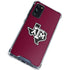 Texas A&M University Black Logo Galaxy S20 FE Clear Case