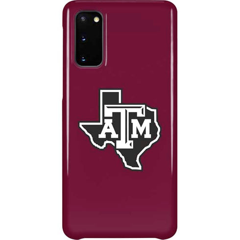 Texas A&M University Black Logo Galaxy S20 Lite Case