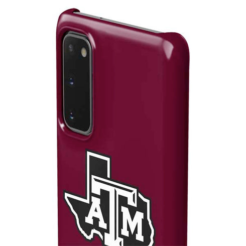 Texas A&M University Black Logo Galaxy S20 Lite Case