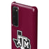 Texas A&M University Black Logo Galaxy S20 Lite Case