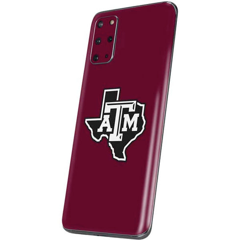 Texas A&M University Black Logo Galaxy S20 Plus Skin