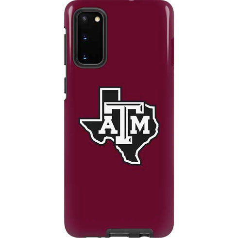 Texas A&M University Black Logo Galaxy S20 Pro Case
